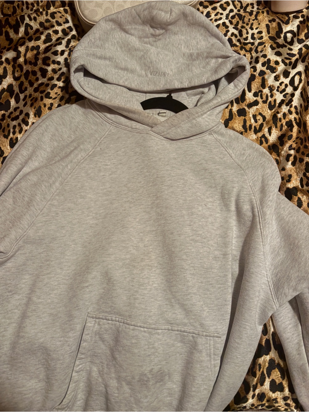 Aritzia Women’s Light Gray Crewneck Hoodie